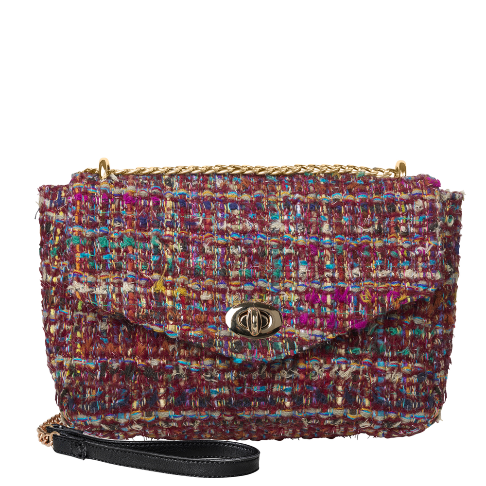Fancy Bouclé Bag - Rumba Red