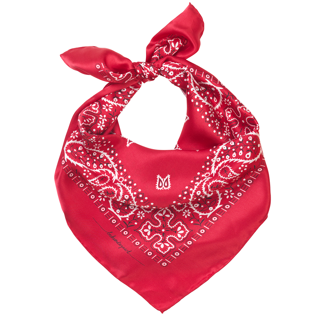 Silk Bandana - Balas Petit Raspberry Wine