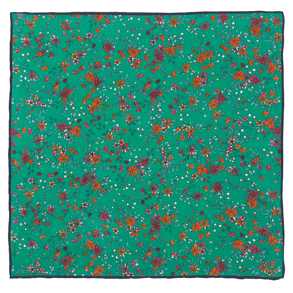 
                      
                        Silk Scarf - Darwin Golf Green
                      
                    
