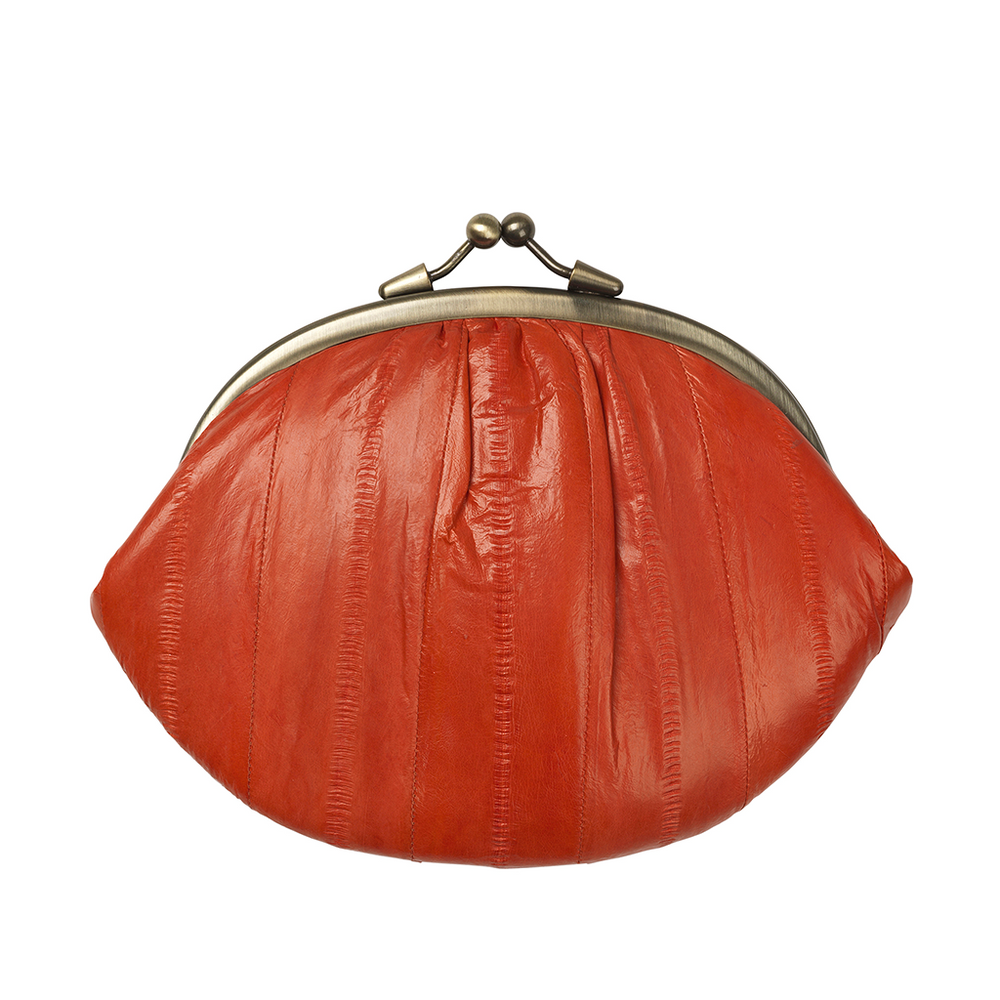 Granny Purse - Coral Red