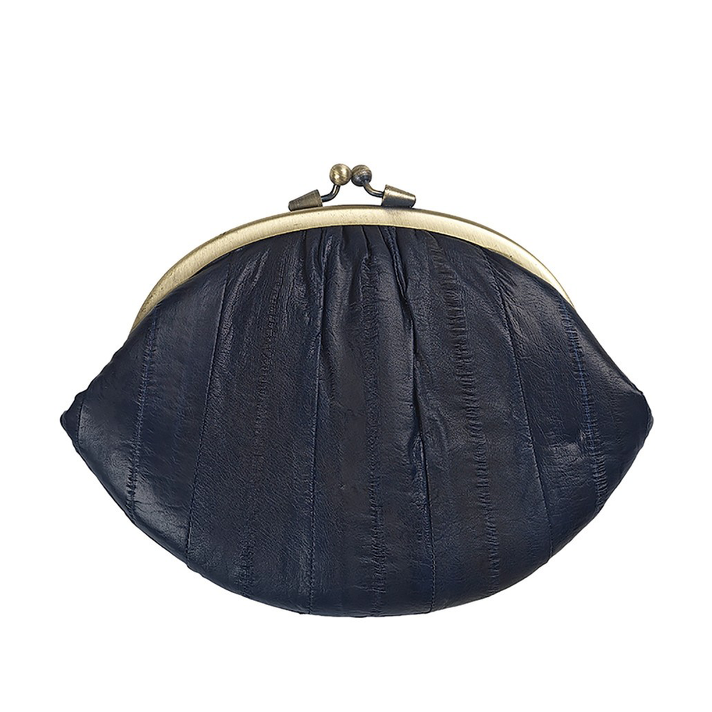 Granny Purse - Navy Blue