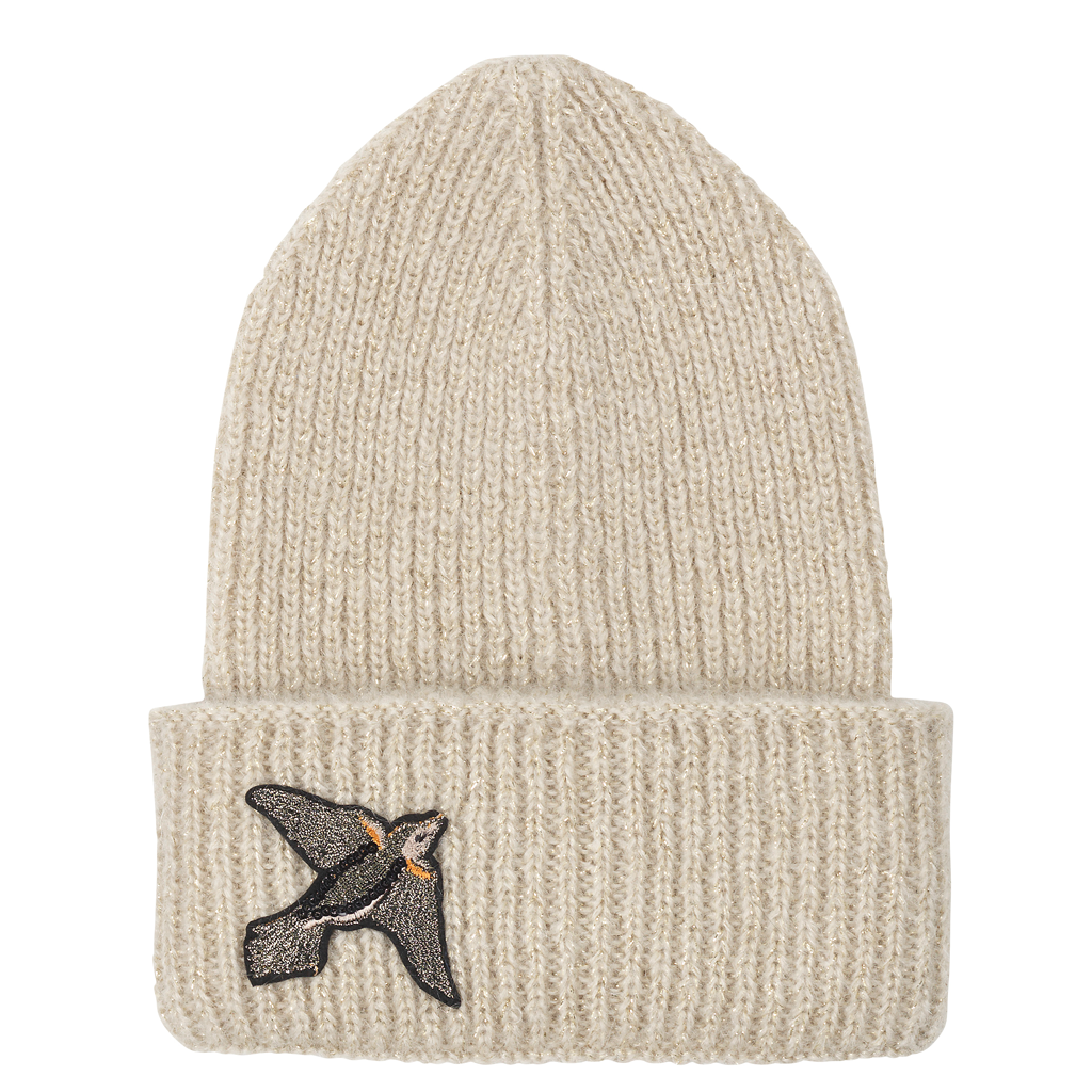 Jadie Bird Hat - Nutmeg White