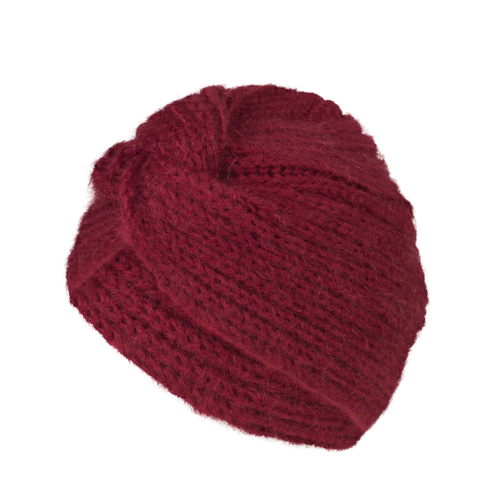 Lulu Turban Hat - Burgundy