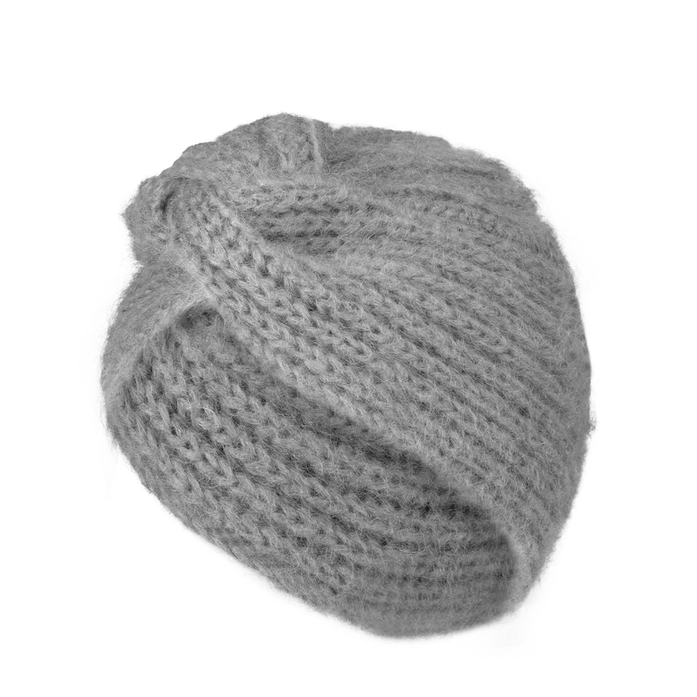 Lulu Turban Hat - Grey Melange