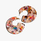 Adella Resin Earrings - Rosado