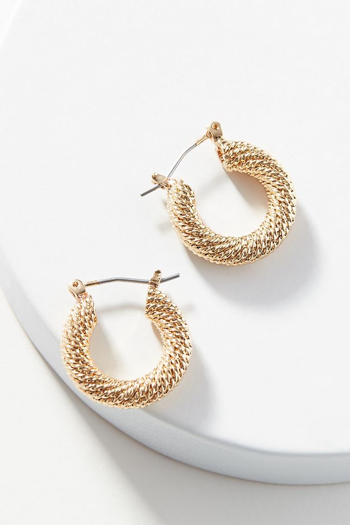 Daniella Small Hoop Earrings - Gold