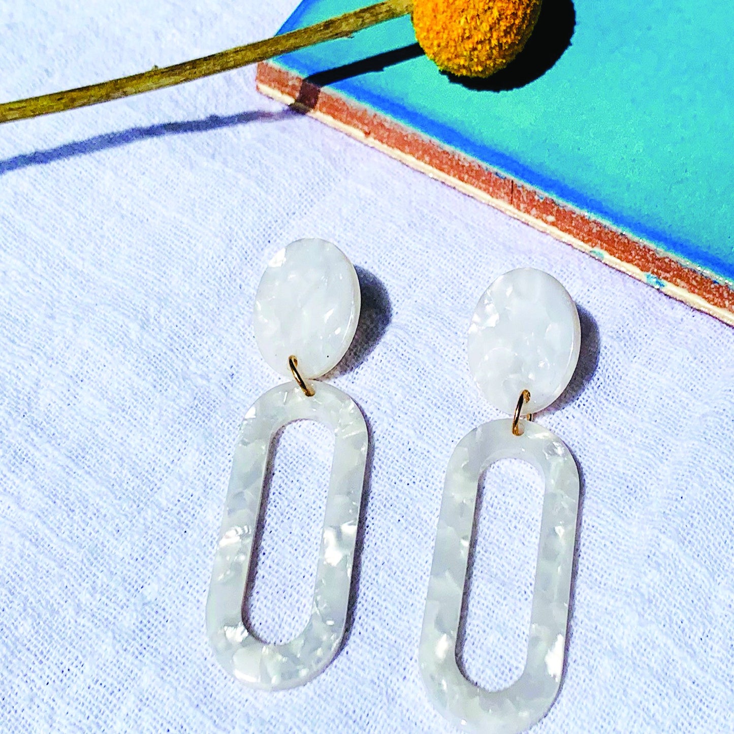 Dia Earrings - Ivory Torte