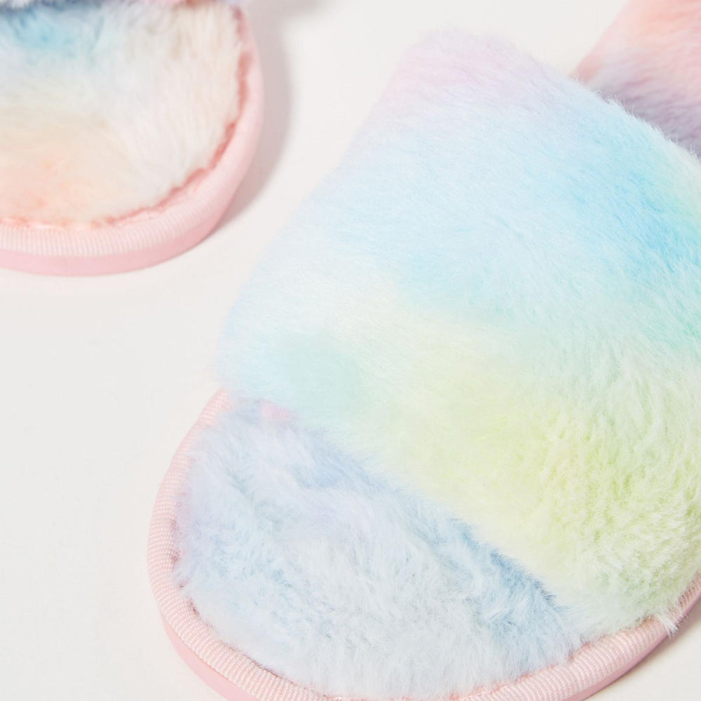 
                      
                        Leila Faux Fur Slippers - Sherbet Tie Dye
                      
                    