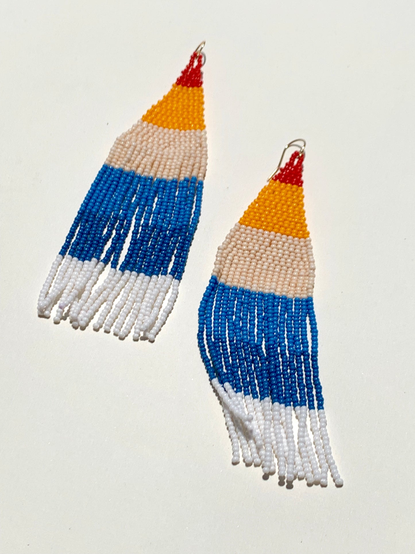 Lily Beaded Earrings - Colora Stripe