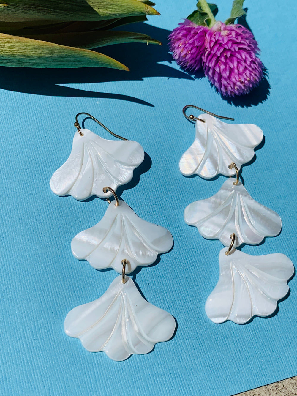 Mariana Earrings - Shell