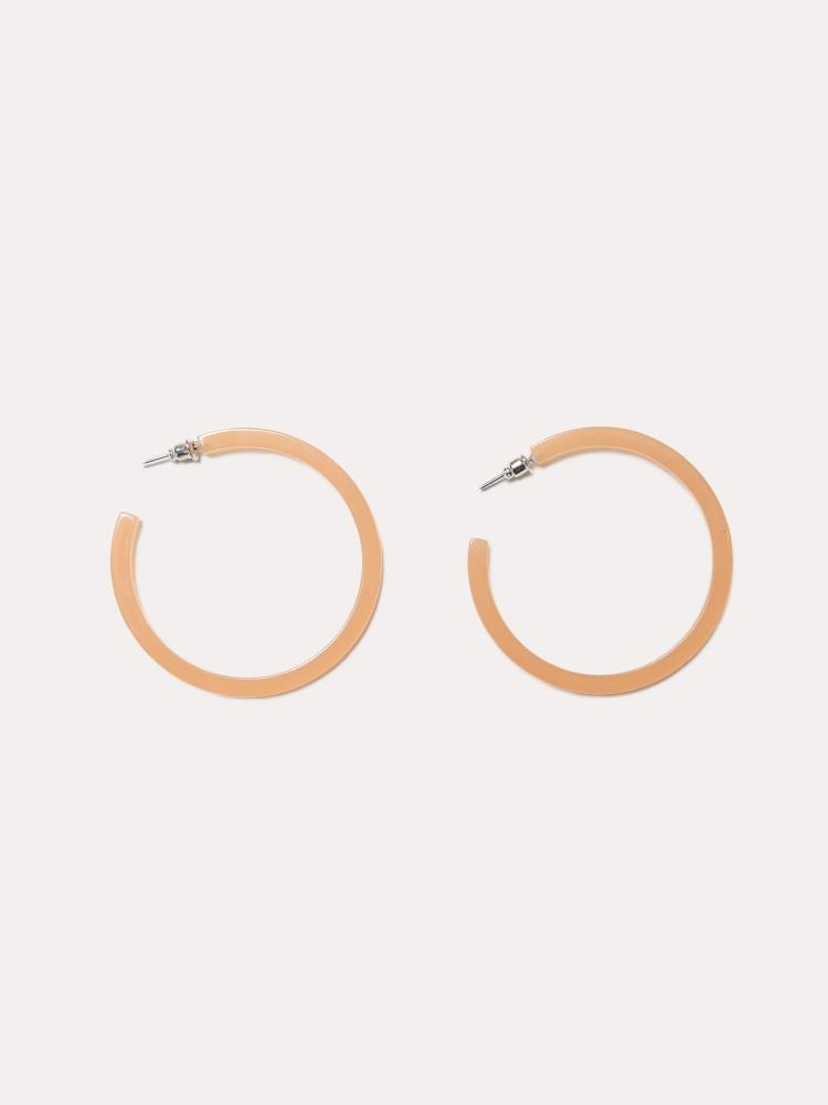 Mia Hoops - Peach Sand