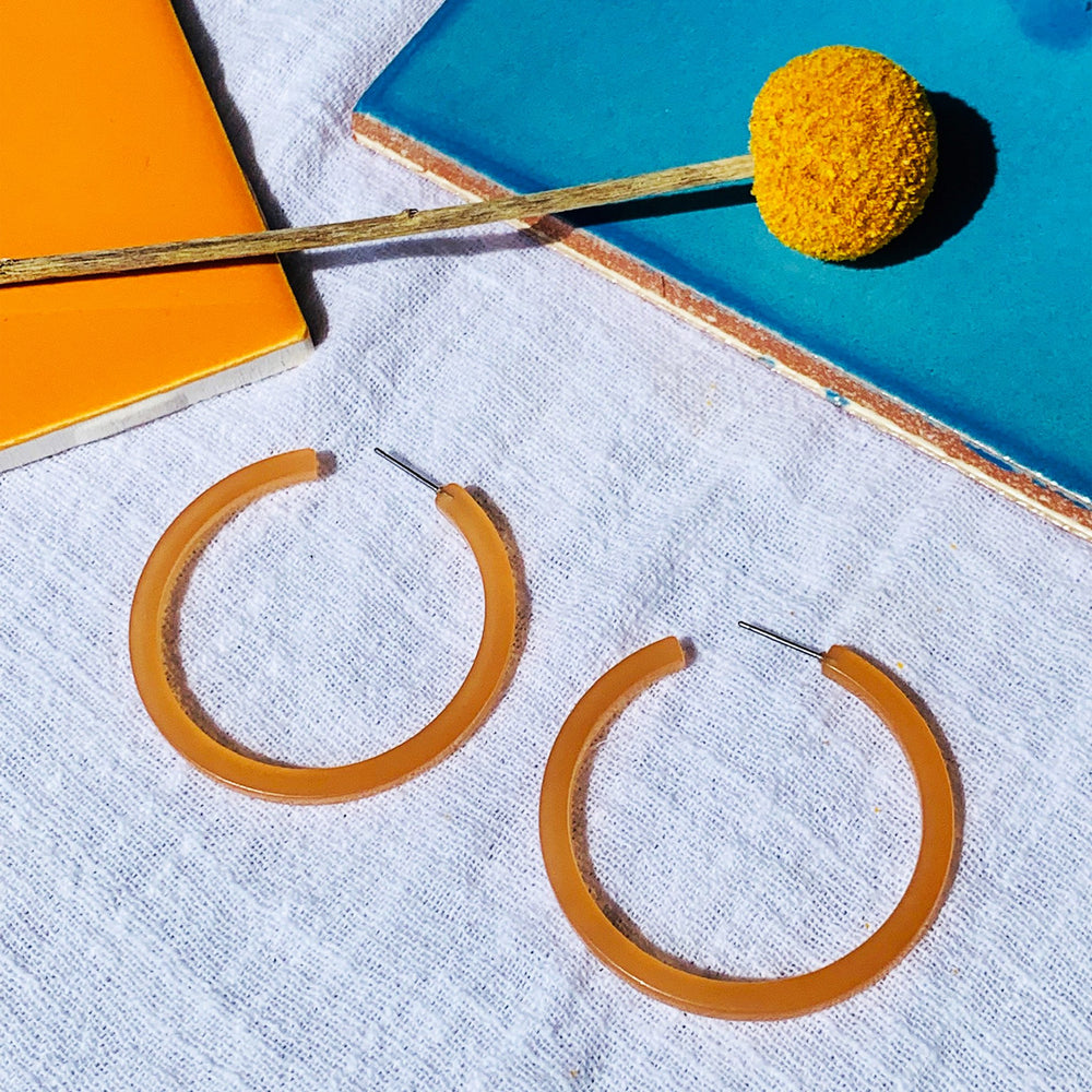 
                      
                        Mia Hoops - Peach Sand
                      
                    