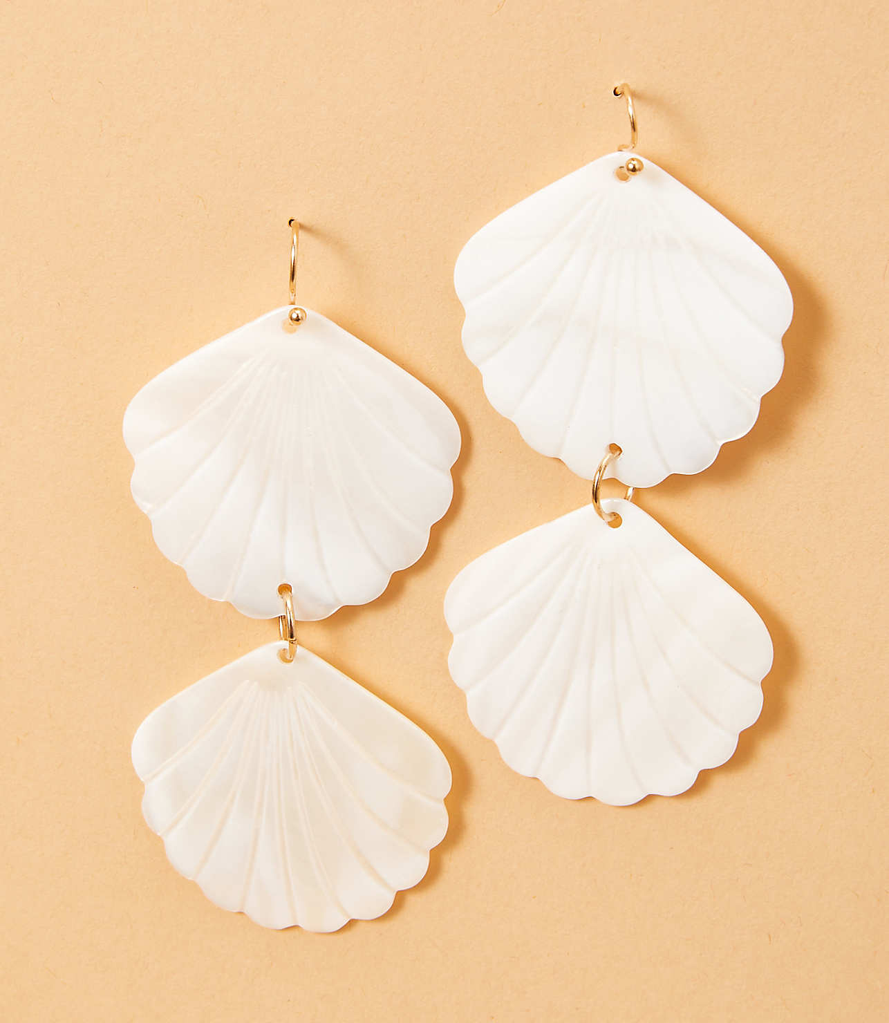 Paisley Earrings - Shell