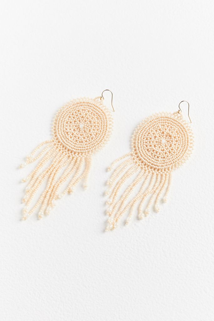 Sophie Beaded Earrings - Blanca