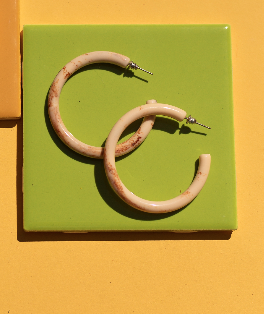
                      
                        Ula Hoops - Bone
                      
                    