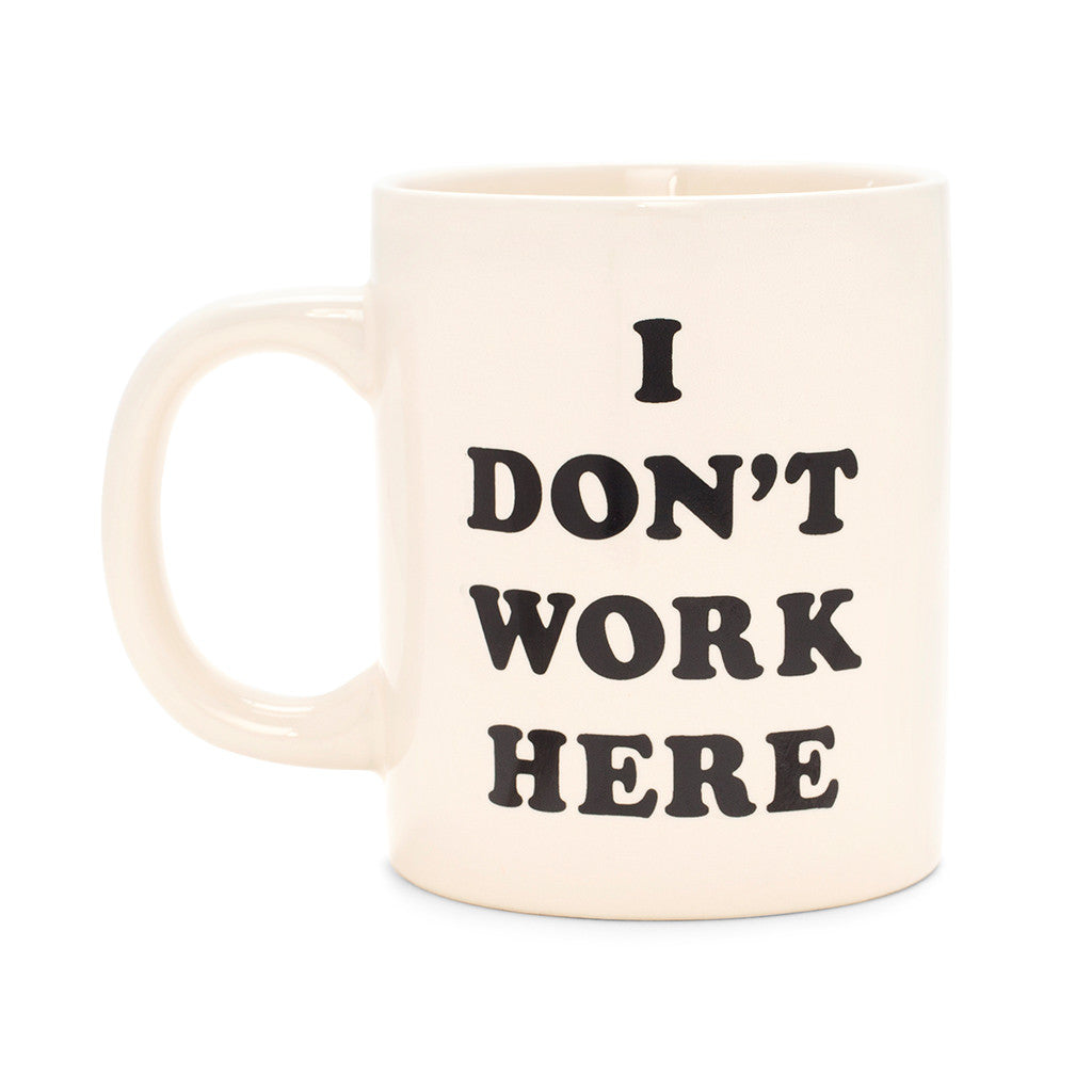 Hot Stuff Ceramic Mug - I Don't Work Here