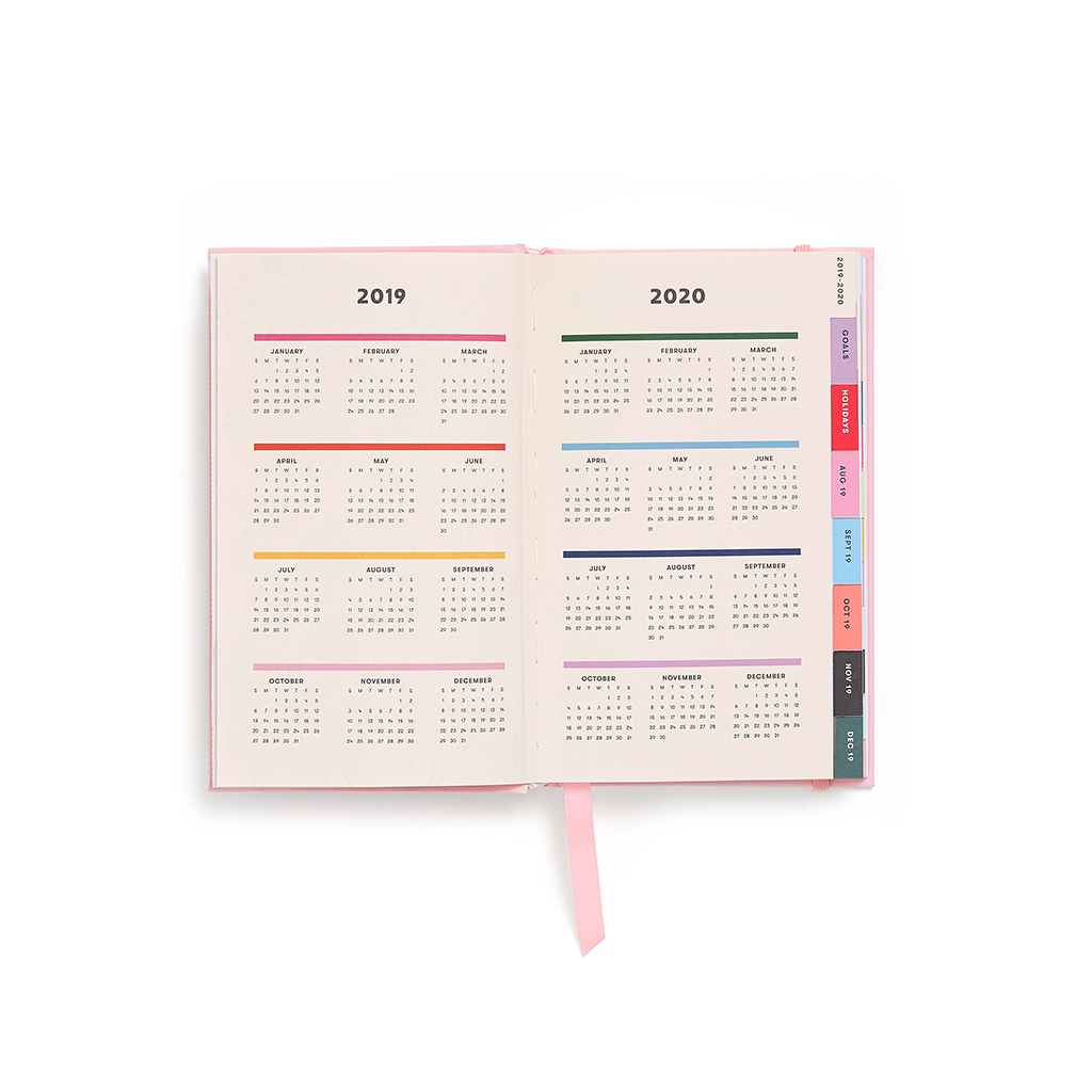 Planner 17-Month Classic [2019/2020] - Block Party