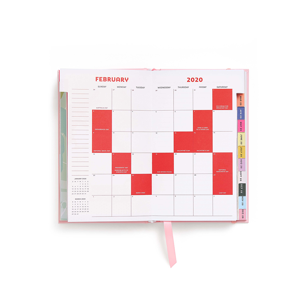 Planner 17-Month Classic [2019/2020] - Block Party