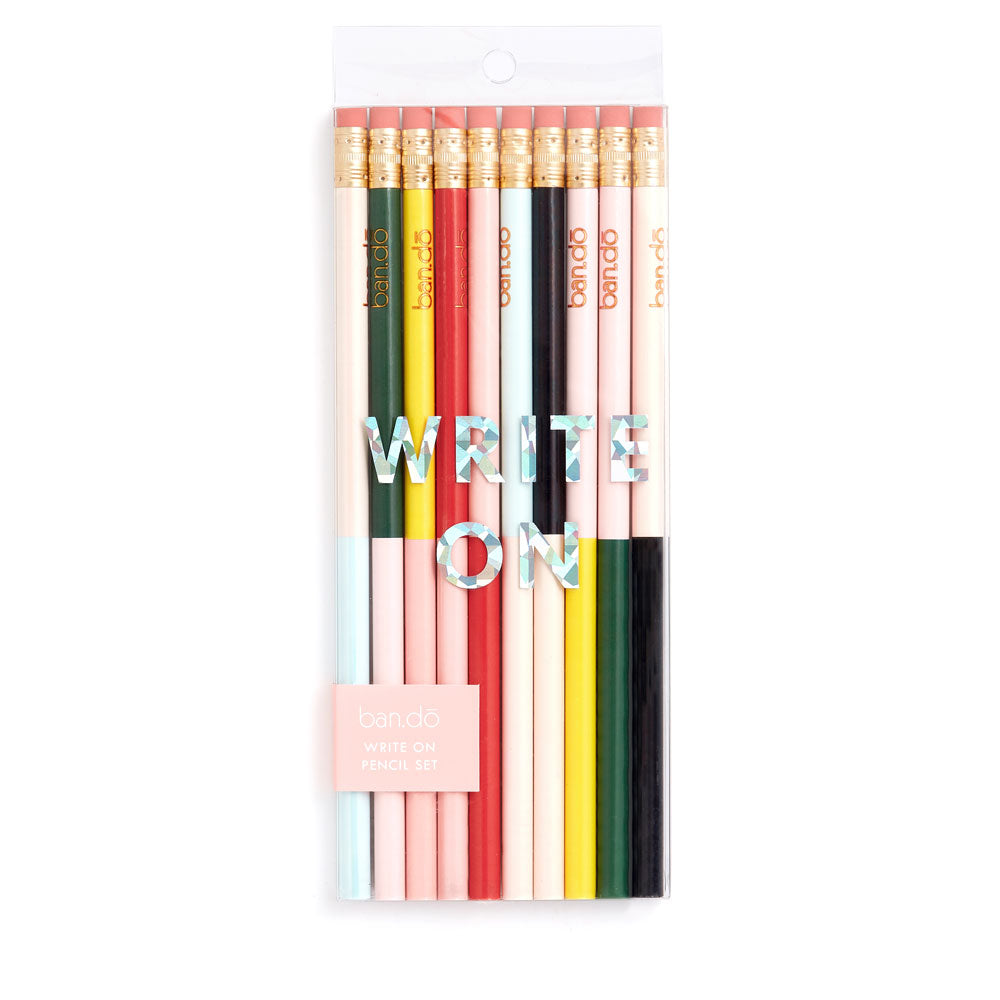 
                      
                        Write On Pencil Set - Color Block
                      
                    