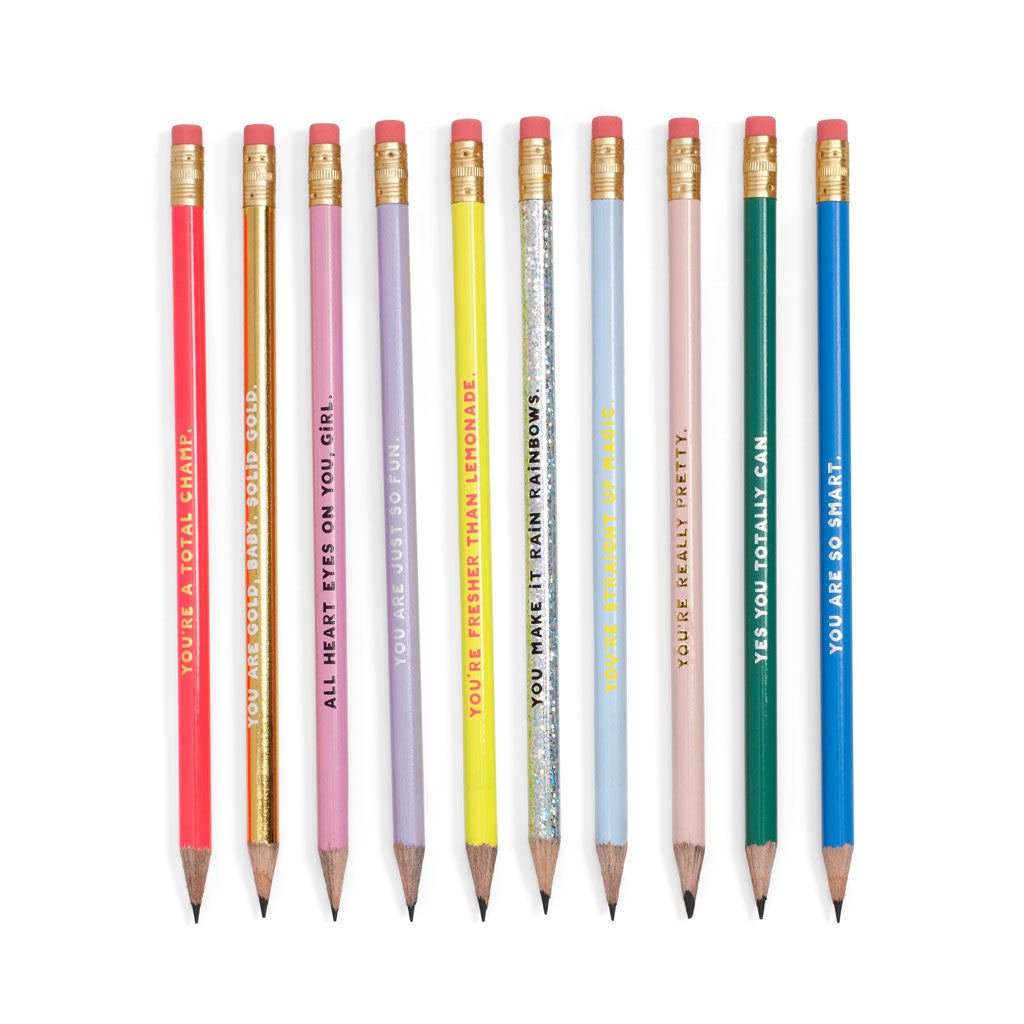 Write On Pencil Set - Compliments