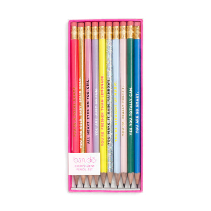 Write On Pencil Set - Compliments