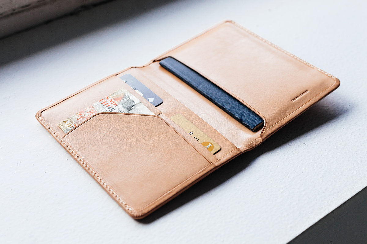 Conquest Passport Holder - Tan