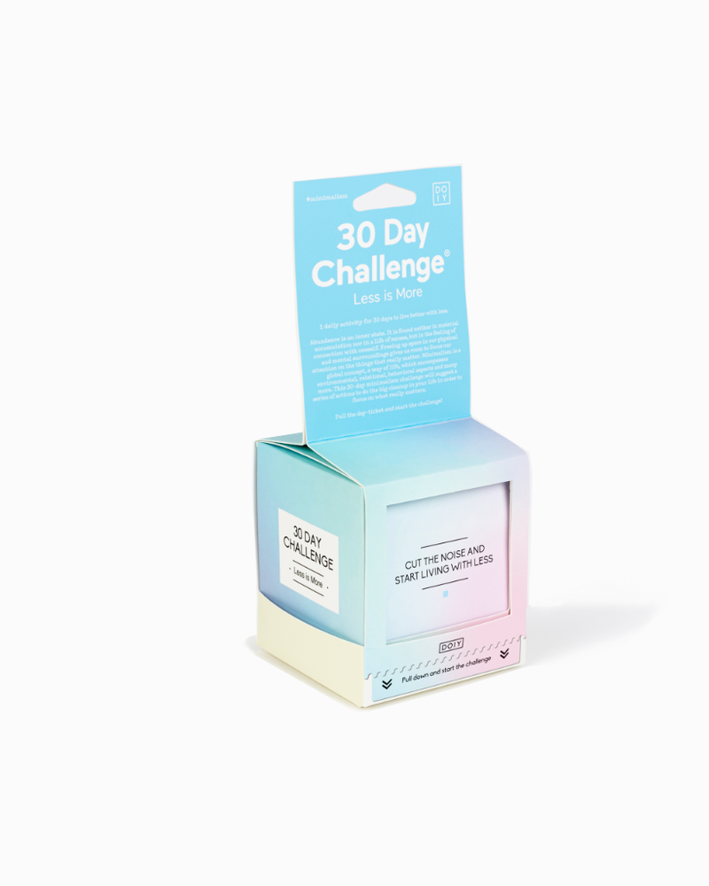 
                      
                        30 Day Challenge - Less Is More
                      
                    