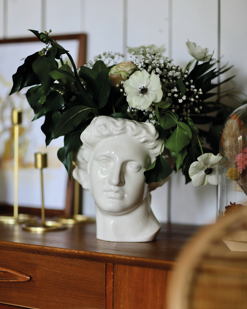 
                      
                        Flower Vase - Apollo White
                      
                    