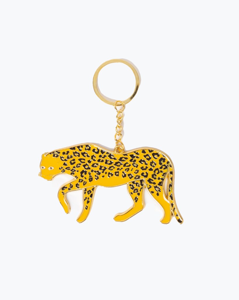 Oversized Keyring - Leopard