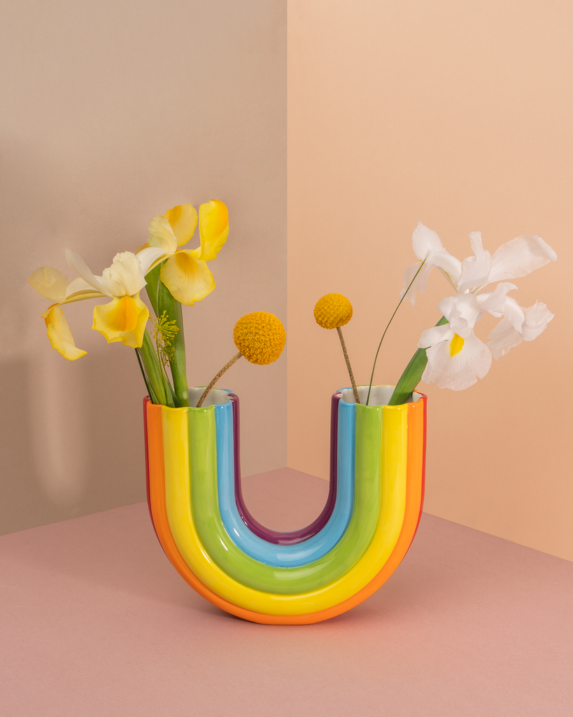 Flower Vase - Rainbow