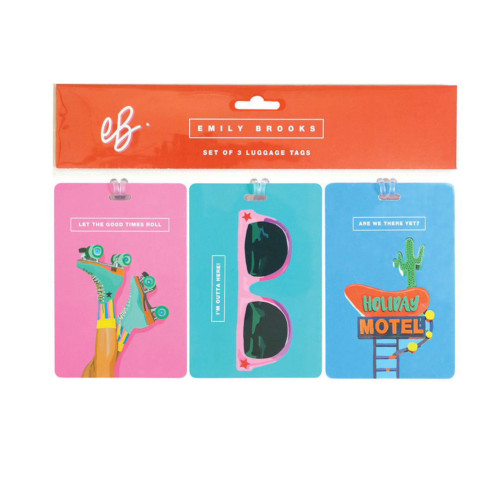 Luggage Tags (Set of Three) - Let The Good Times Roll