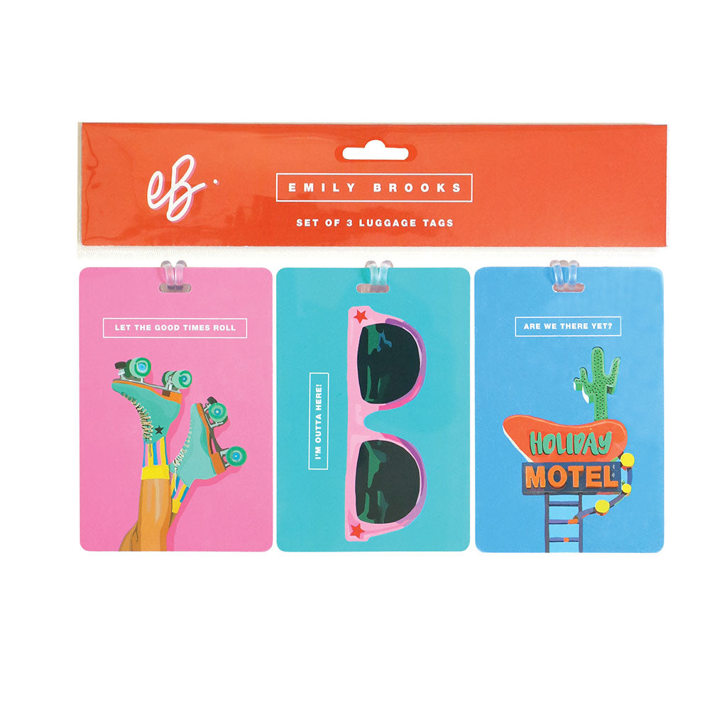 Luggage Tags (Set of Three) - Let The Good Times Roll