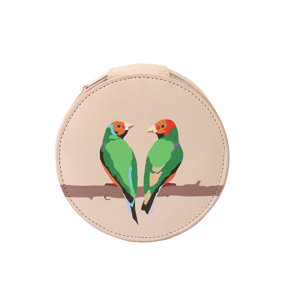
                      
                        Travel Jewellery Case - Parakeet Birds
                      
                    