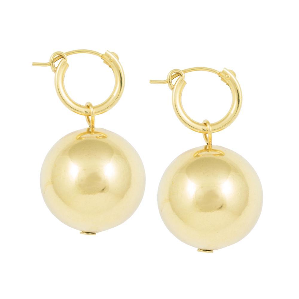 Globe Hoops - Gold