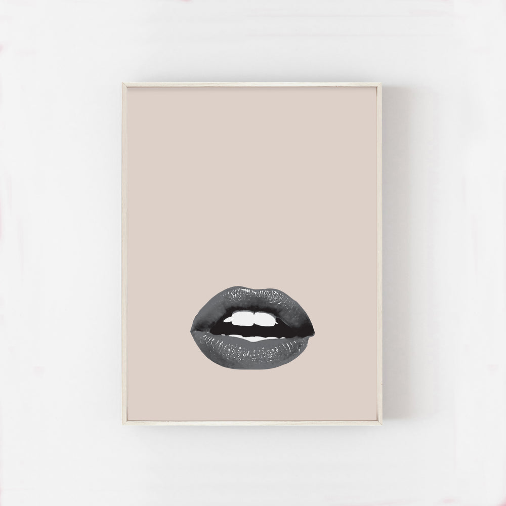 
                      
                        Art Print - Lips in the Nude
                      
                    