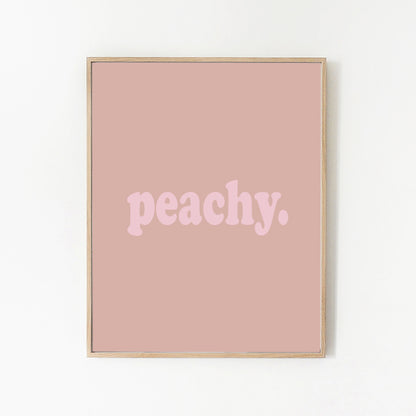 Art Print - Peachy