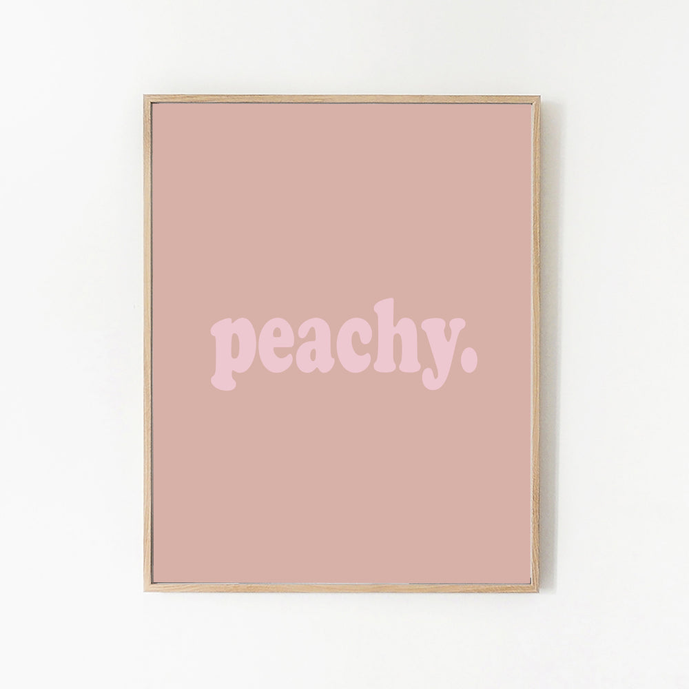 Art Print - Peachy