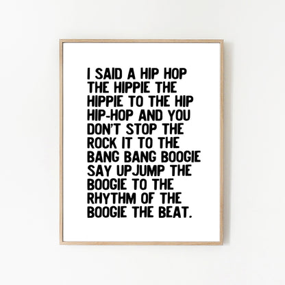 Art Print - Rappers Delight