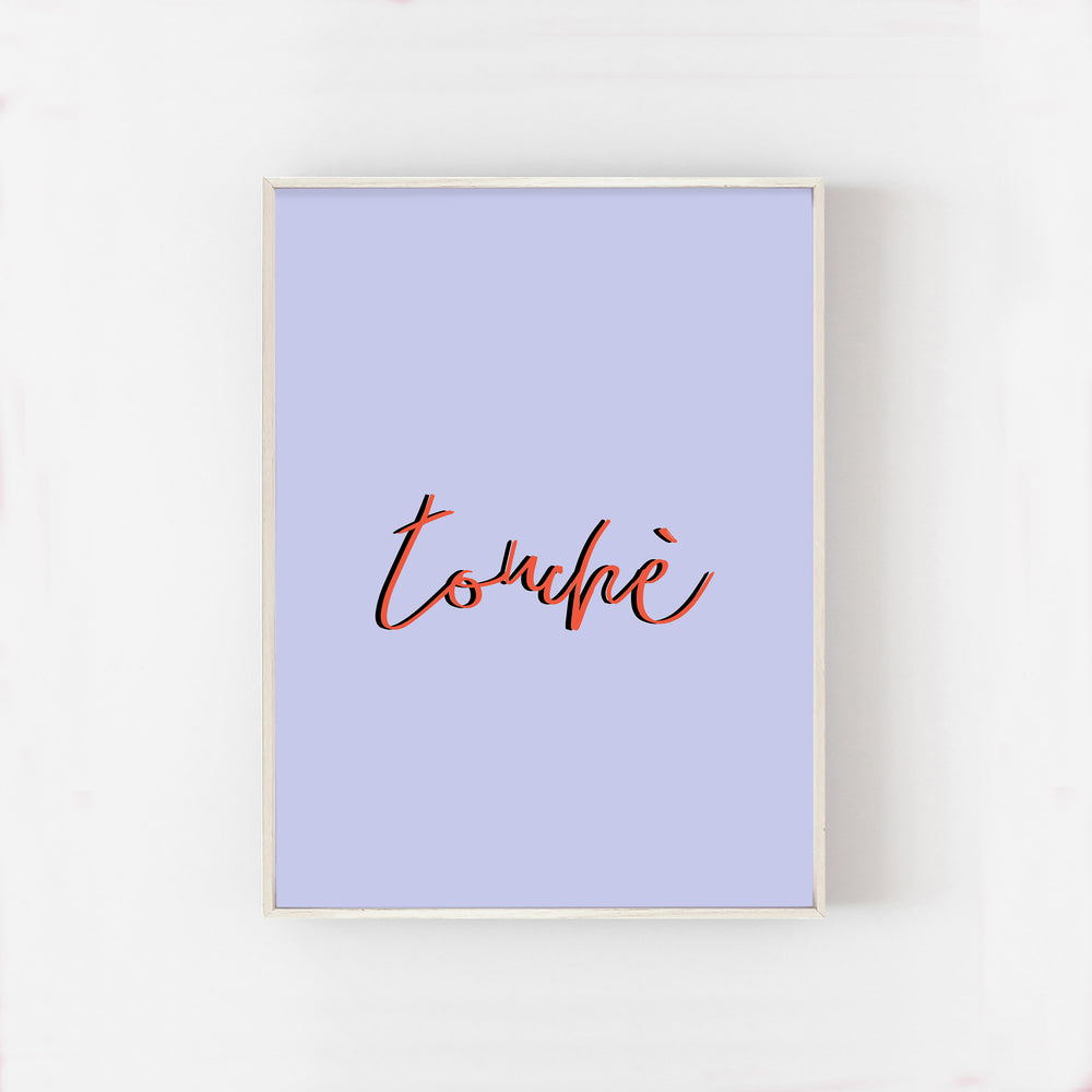 Art Print - Touché