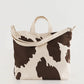 Horizontal Duck Bag - Brown Cow