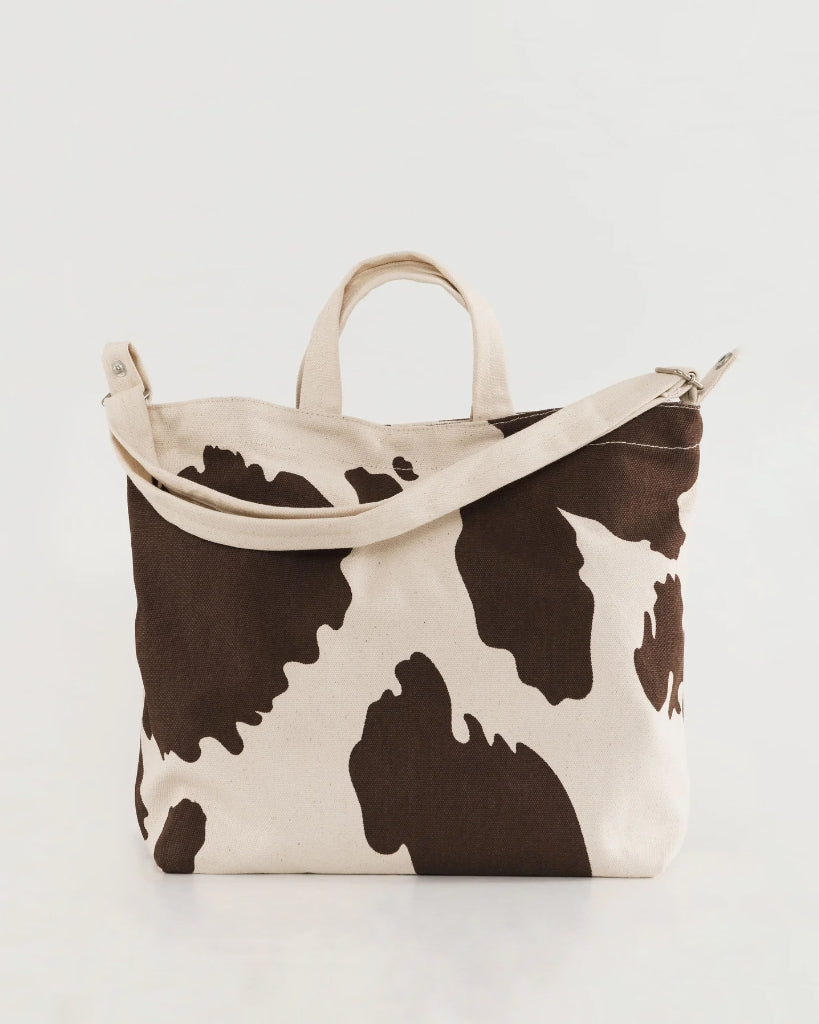 Horizontal Duck Bag - Brown Cow