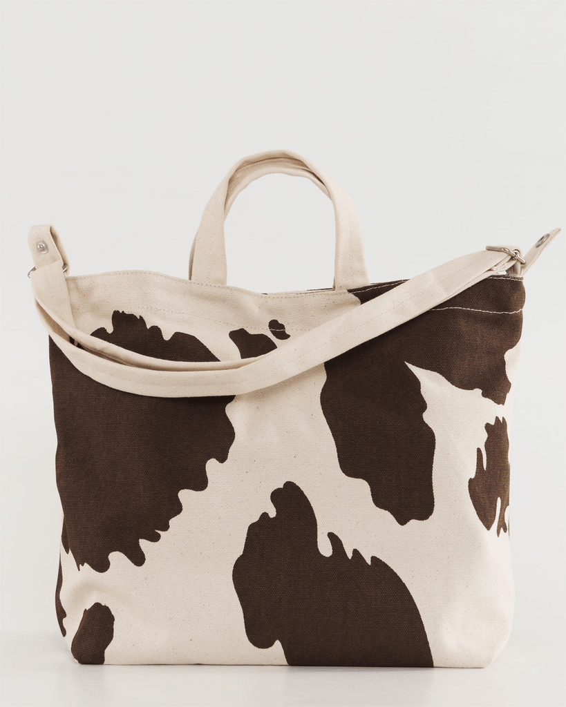 Horizontal Duck Bag - Brown Cow