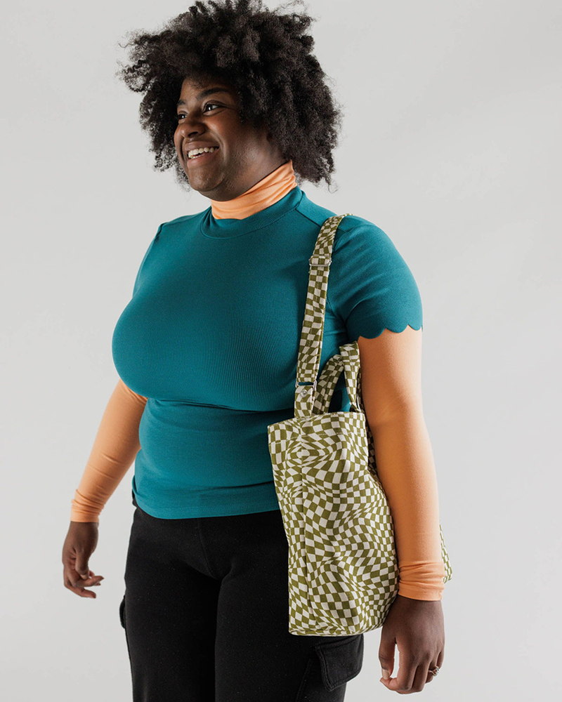 
                      
                        Horizontal Duck Bag - Moss Trippy Checker
                      
                    