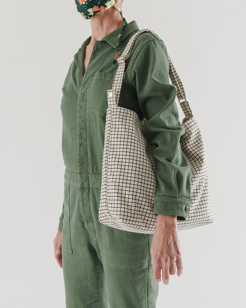 
                      
                        Horizontal Duck Bag - Natural Grid
                      
                    