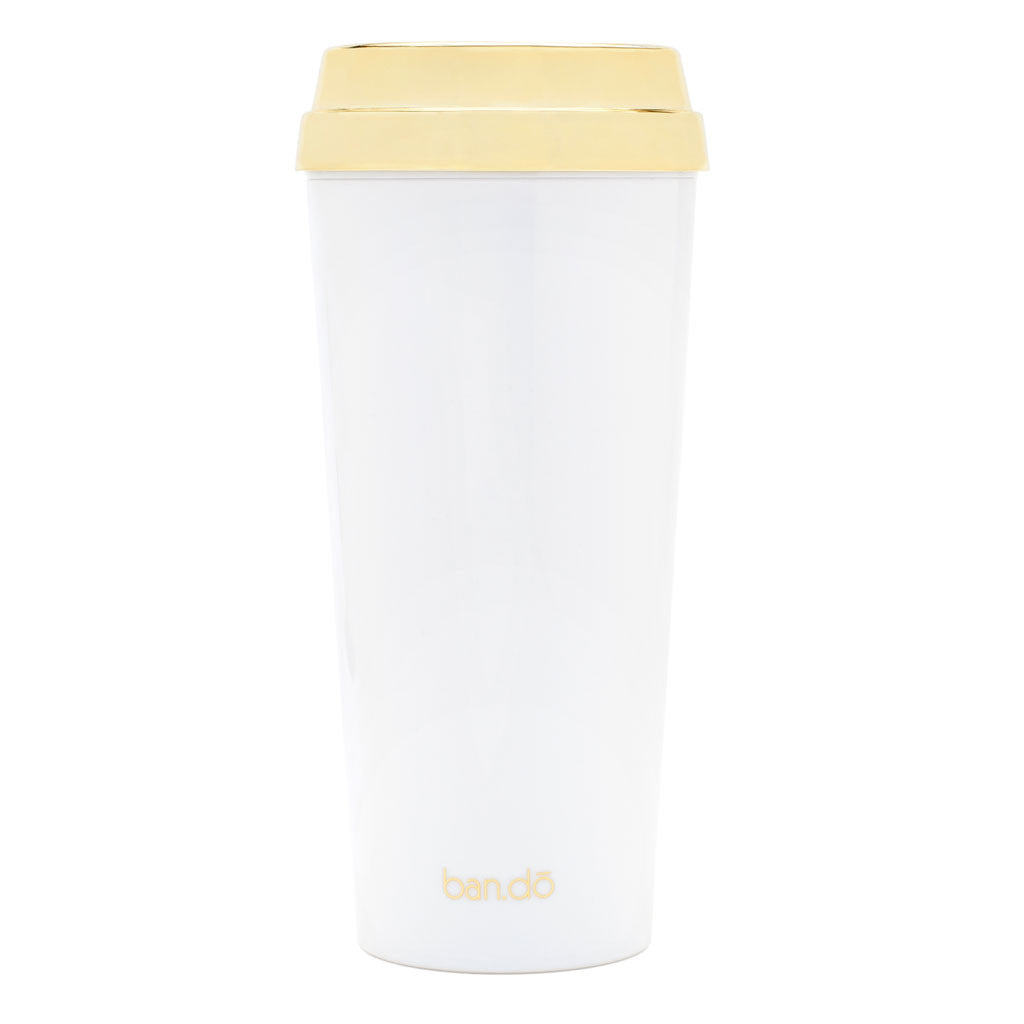 Hot Stuff Thermal Mug - But First, Coffee - Gold