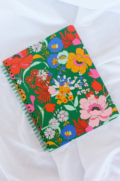 Rough Draft Mini Notebook - Emerald Super Bloom