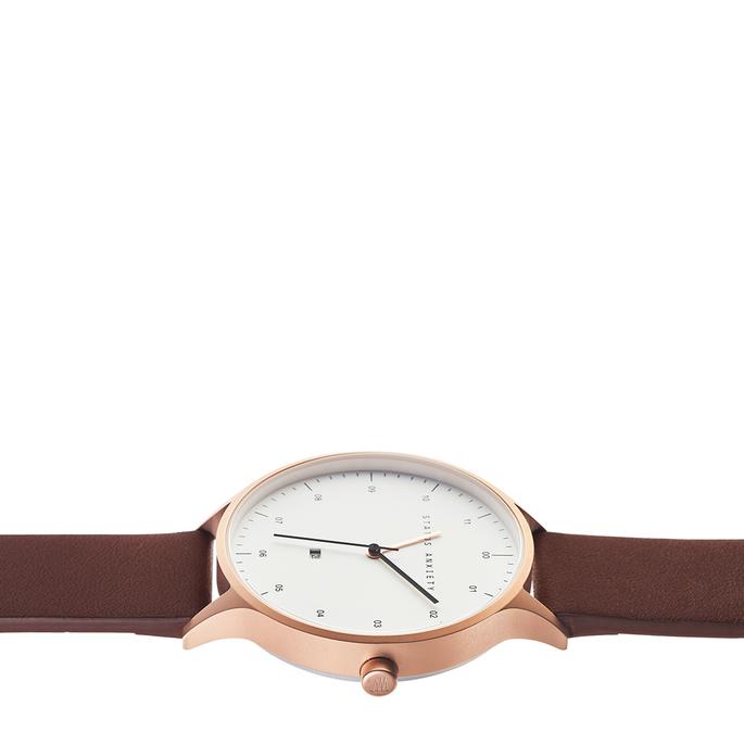 
                      
                        Inertia - Matte Black / White Face / Tan Strap
                      
                    