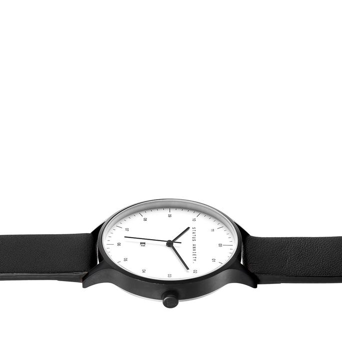
                      
                        Inertia - Matte Black / White Face / Black Strap
                      
                    