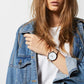 Inertia - Matte Black / White Face / White Natural Strap