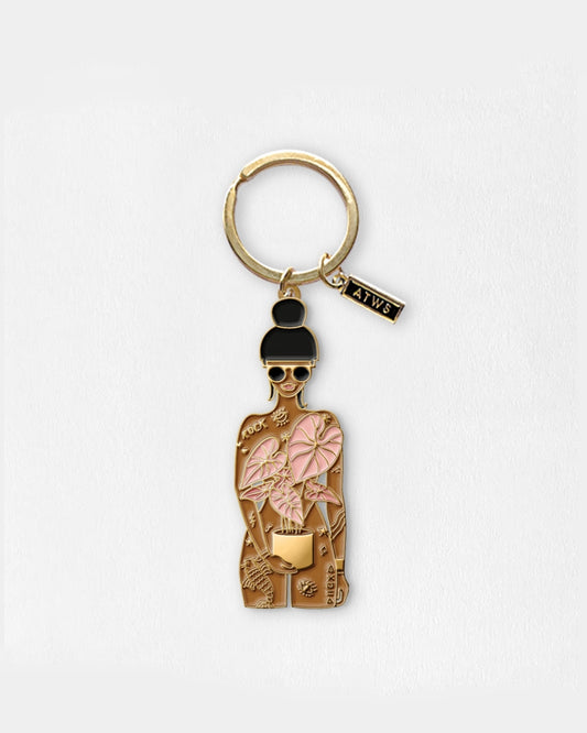 Keychain - Lady With A Plant [PRE ORDER]
